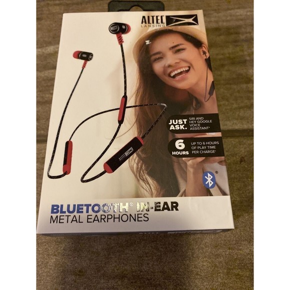 Altec Lansing Bluetooth In-Ear Metal Earphones With Voice Assistant New - Picture 2 of 2